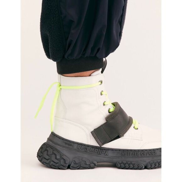 Free People x Yellow Cab Ezra Lace-Up Boots - Picture 2 of 3